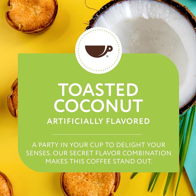 Paramount Roasters Toasted Coconut Ground Coffee - 12 oz Medium Roast - Image 5